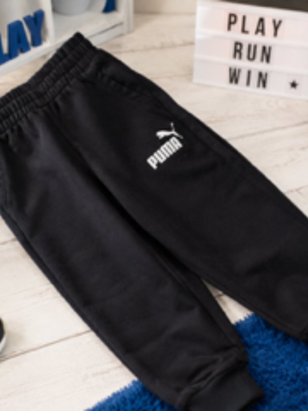 🖤 PUMA Black Jogger Sweatpants – Kids Size 10 (8–10) 🖤